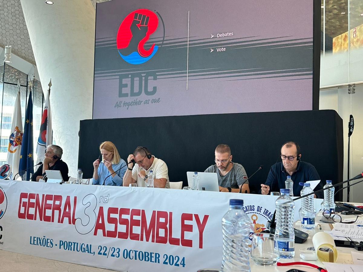  EDC celebra su III Asamblea General en el puerto de Leixoes, Portugal 