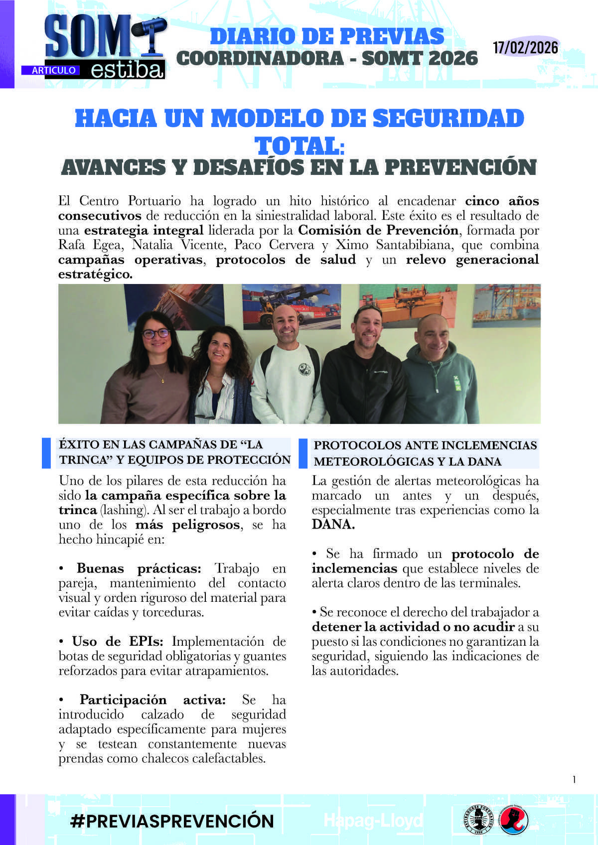 12.- Previas: Prevención, Sanciones e Igualdad