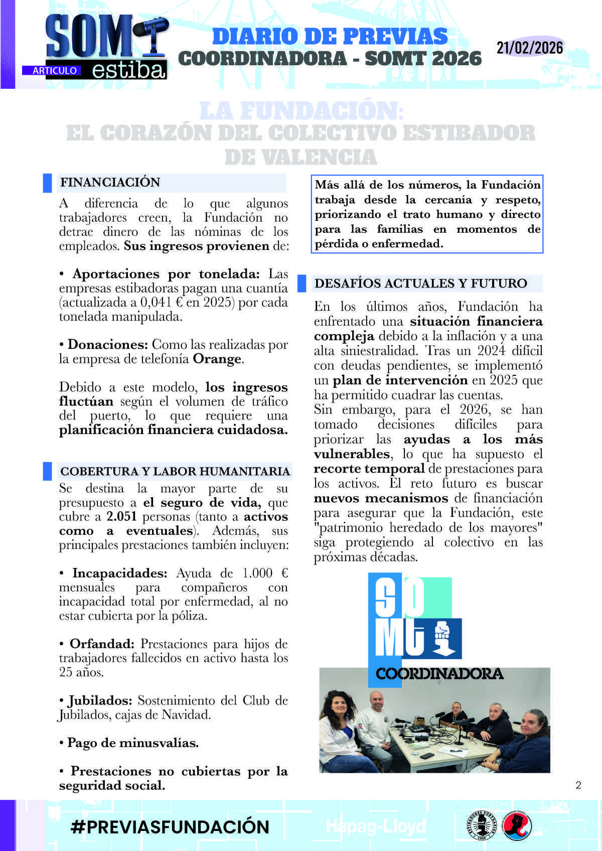 16.- Previas: Fundación Somt 16.- Previas: Fundación Somt
