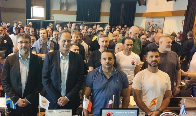 Vigo reúne a 150 representantes europeos de la estiba en una asamblea internacional
