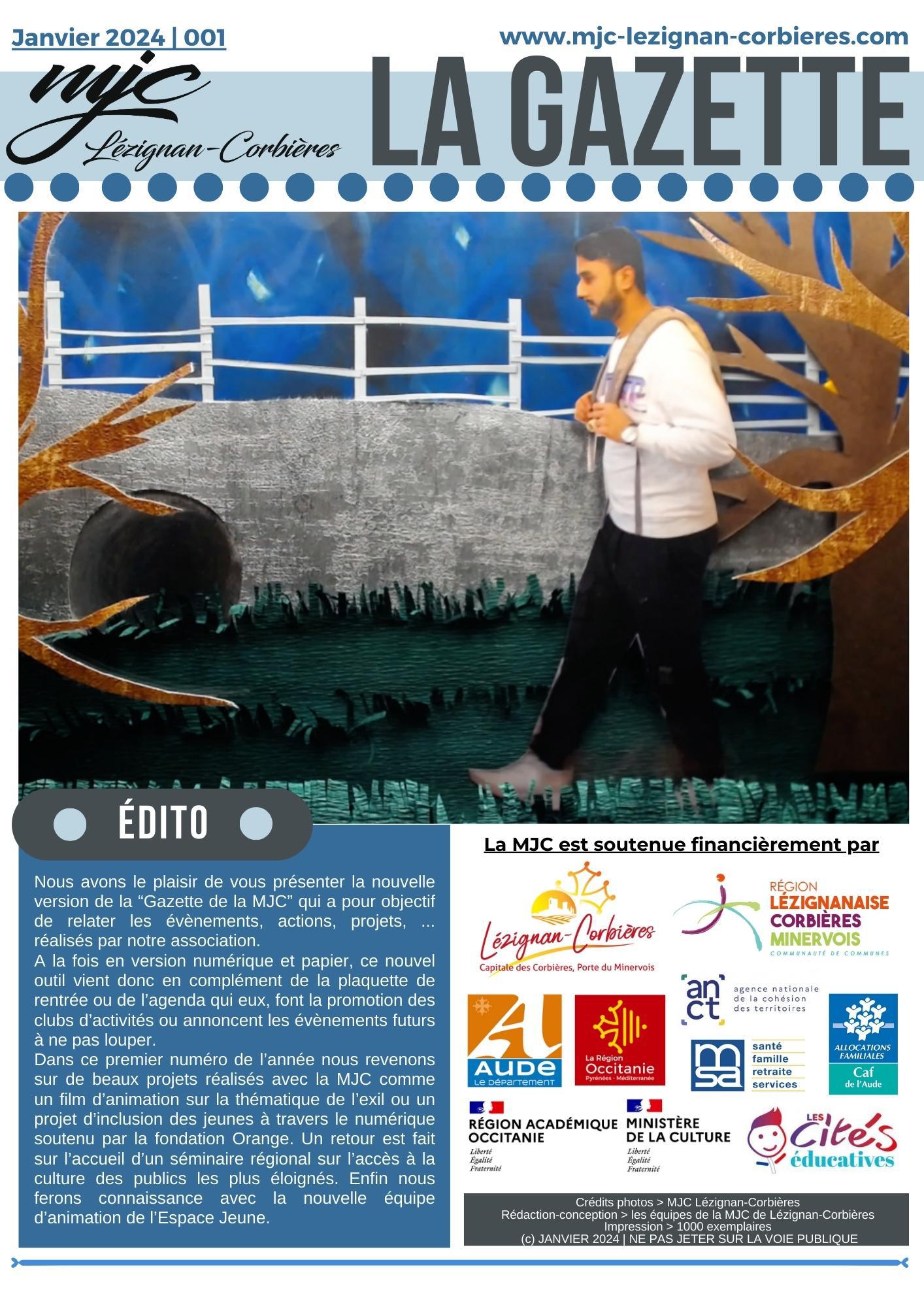 LA GAZETTE |Janvier 2024