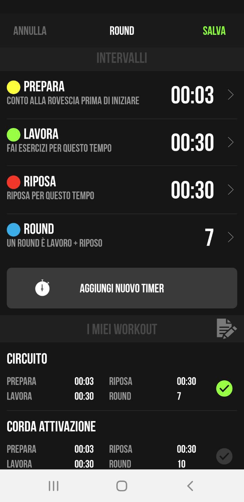 I TEMPI NEGLI ALLENAMENTI I TEMPI NEGLI ALLENAMENTI