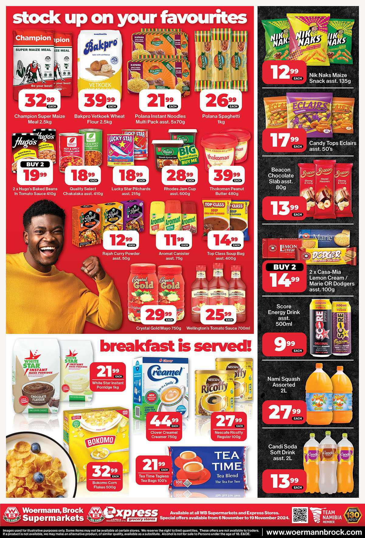 Special Offers now at the WB Supermarkets