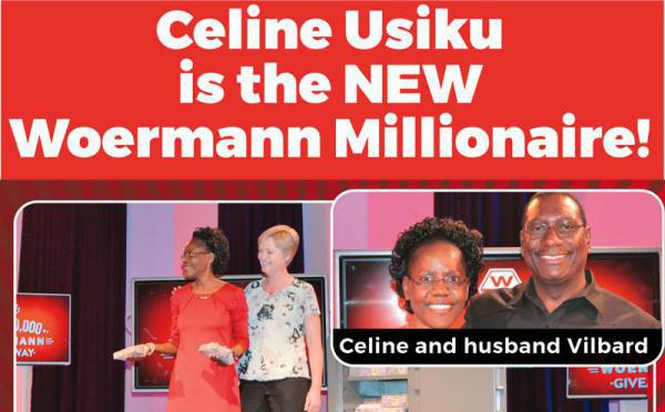 Celine Usiku is the NEW Woermann Millionaire