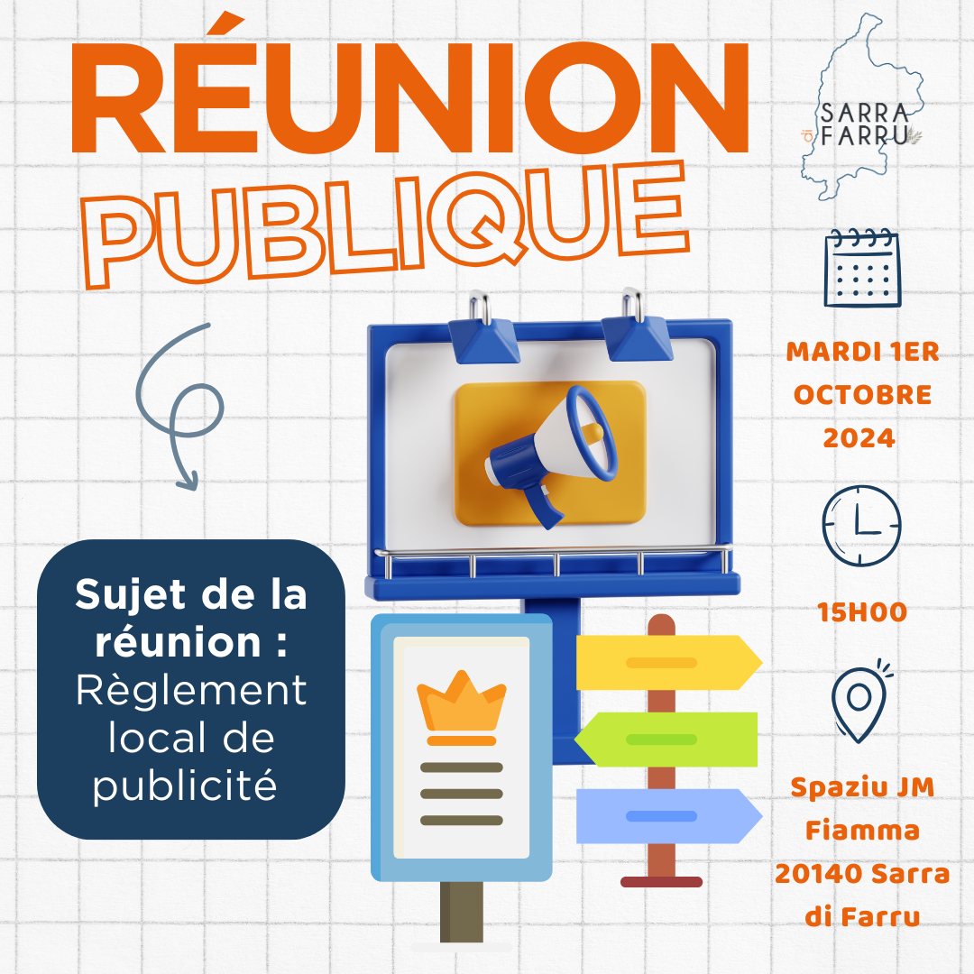 Règlement local de publicité - Réunion publique