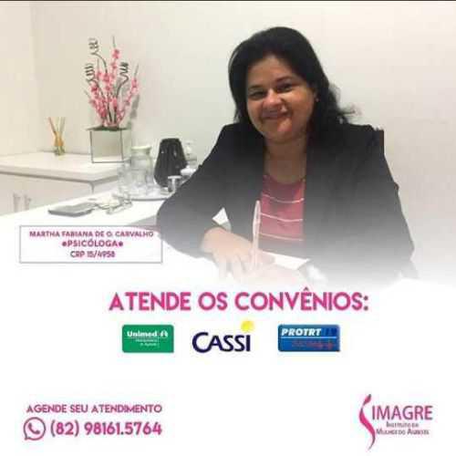 Martha Fabiana de Oliveira Carvalho (CRP - 15/4958)