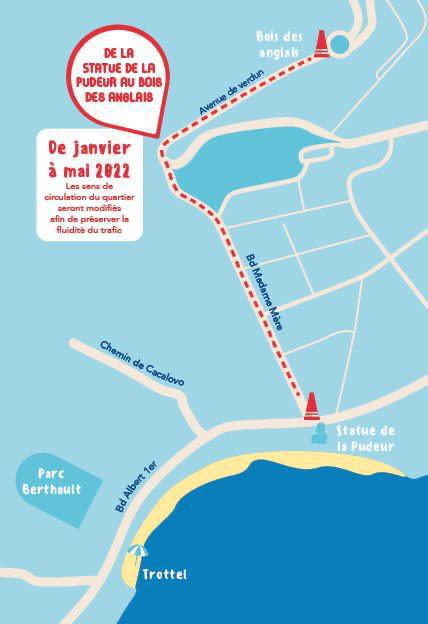 Travaux Bd Mme Mère : circulation modifiée à partir du 31/01 Travaux Bd Mme Mère : circulation modifiée à partir du 31/01