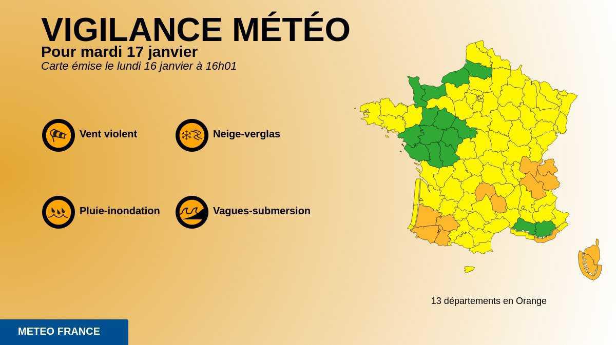 Vigilance météo orange