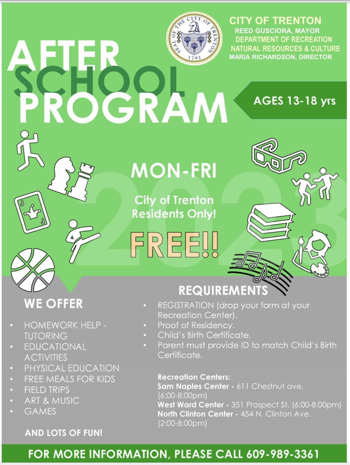 ( Teen Center ) The RISE Center (454 N. Clinton Ave) ( Teen Center ) The RISE Center (454 N. Clinton Ave)