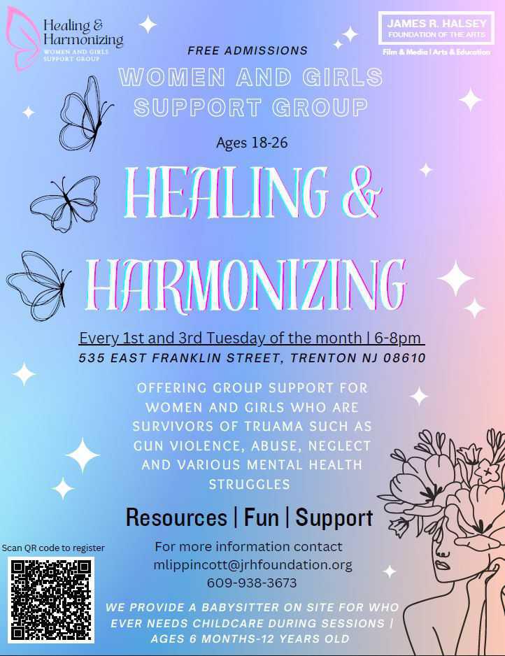 Healing and Harmonizing, Women and Girls Support Group (Ages 18-26)
