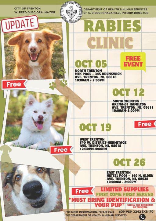 Free Rabies Vaccination Clinics 