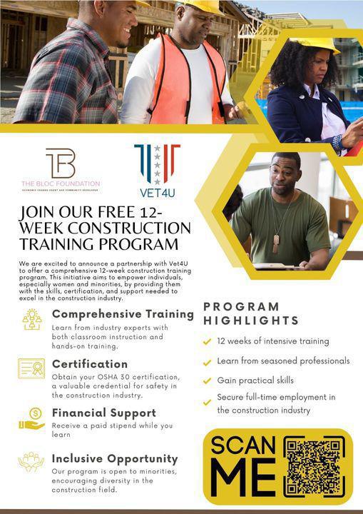 12 Week Construction Training Program