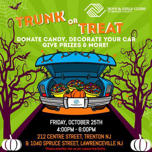 Trunk or Treat (Trenton) w/Boys & Girls Club of Mercer County