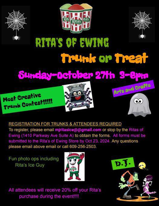 Rita's of Ewing - Trunk or Treat