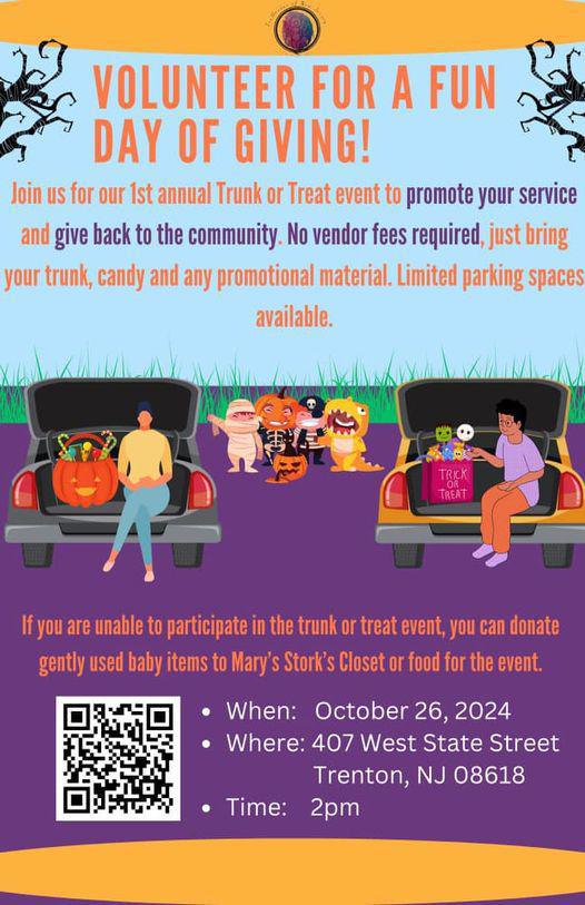 1st Annual Trunk or Treat ( TruDoulas of New Jersey)