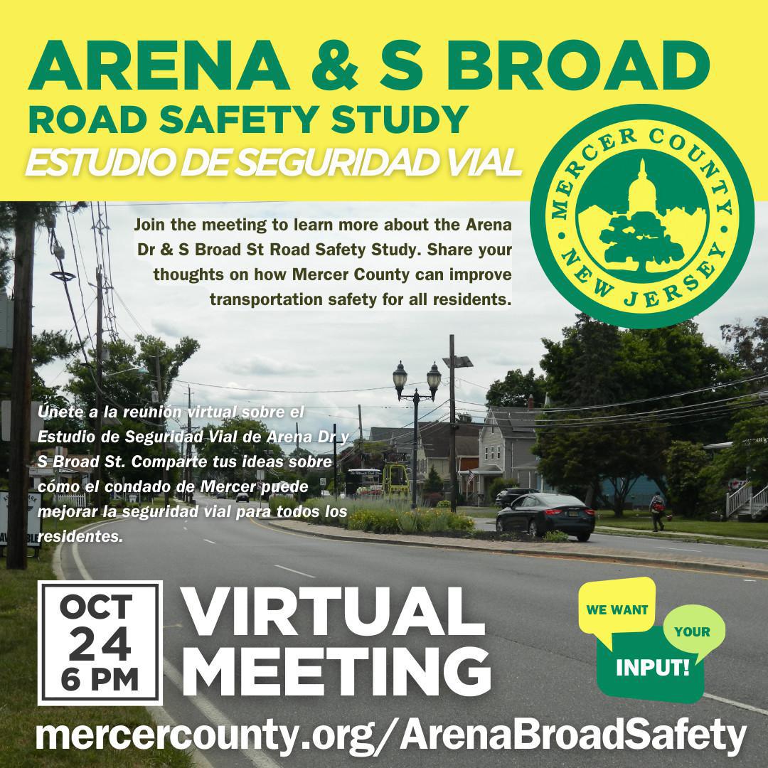 Arena Drive (CR 620) & S Broad Street (CR 524) Multimodal Safety Project ( Virtual Event )