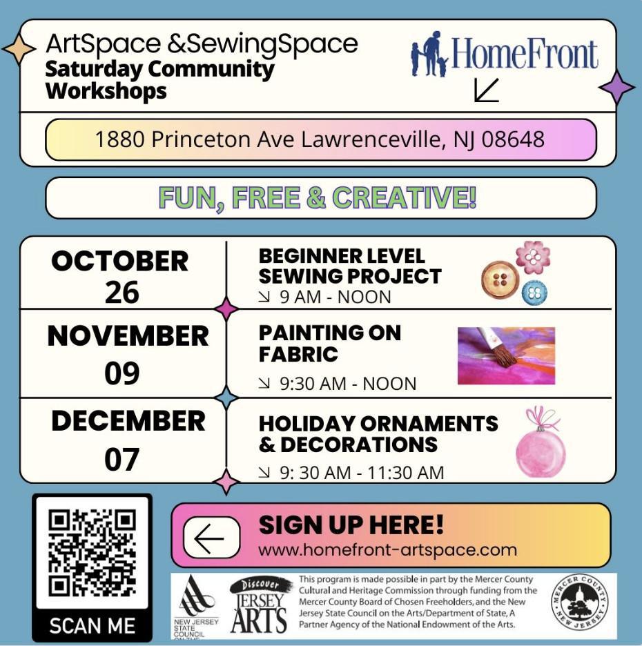  ArtSpace & SewingSpace (Fabric Painting) @Homefront