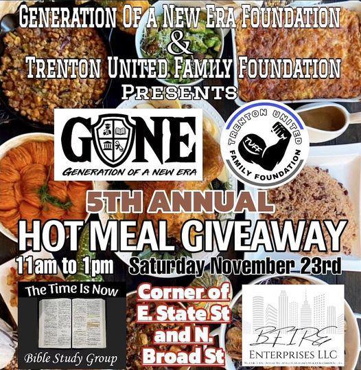 G.O.N.E. AND TUFF 5th ANNUAL HOT MEAL GIVEAWAY