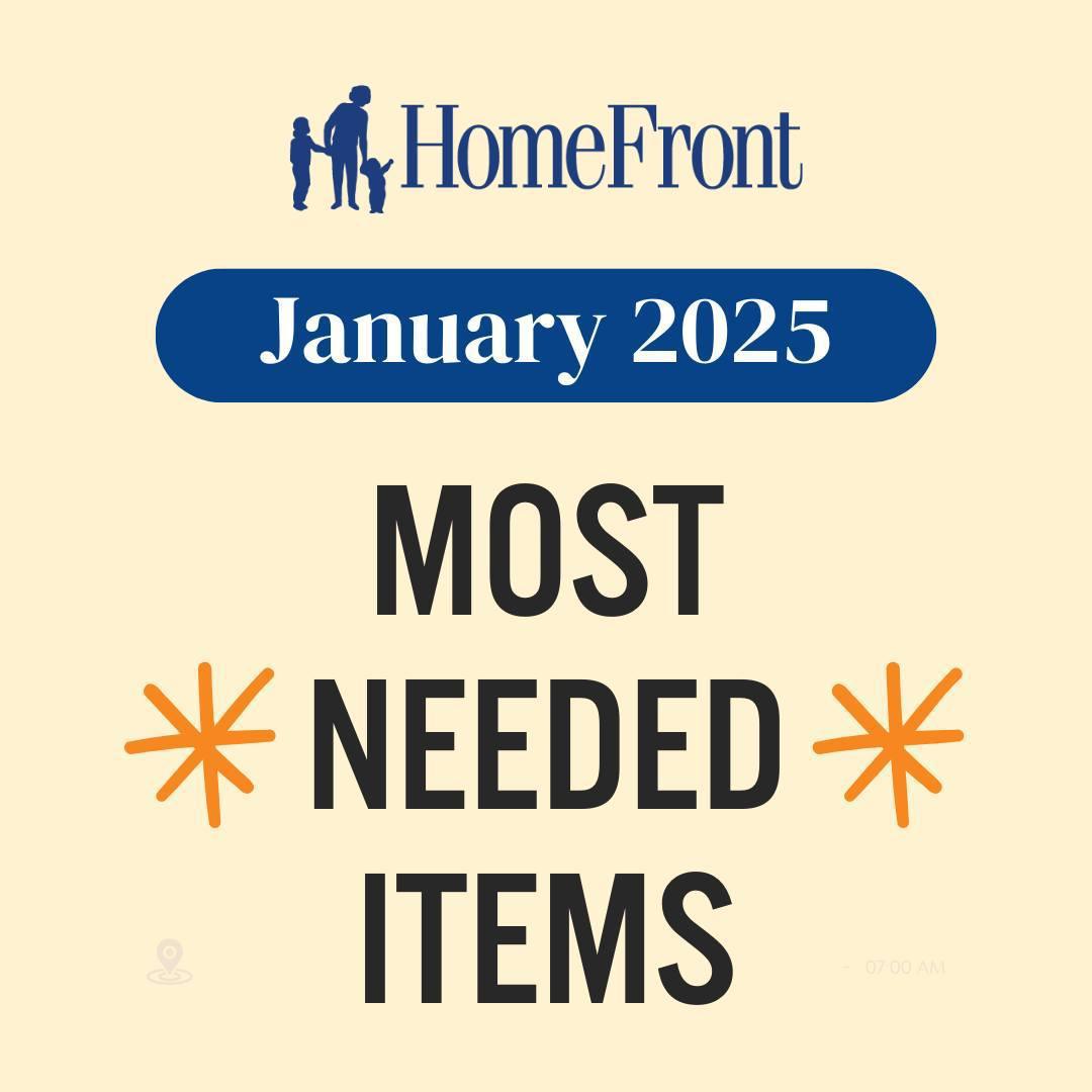 HomeFront is in need of some important items! Any contribution is appreciated 