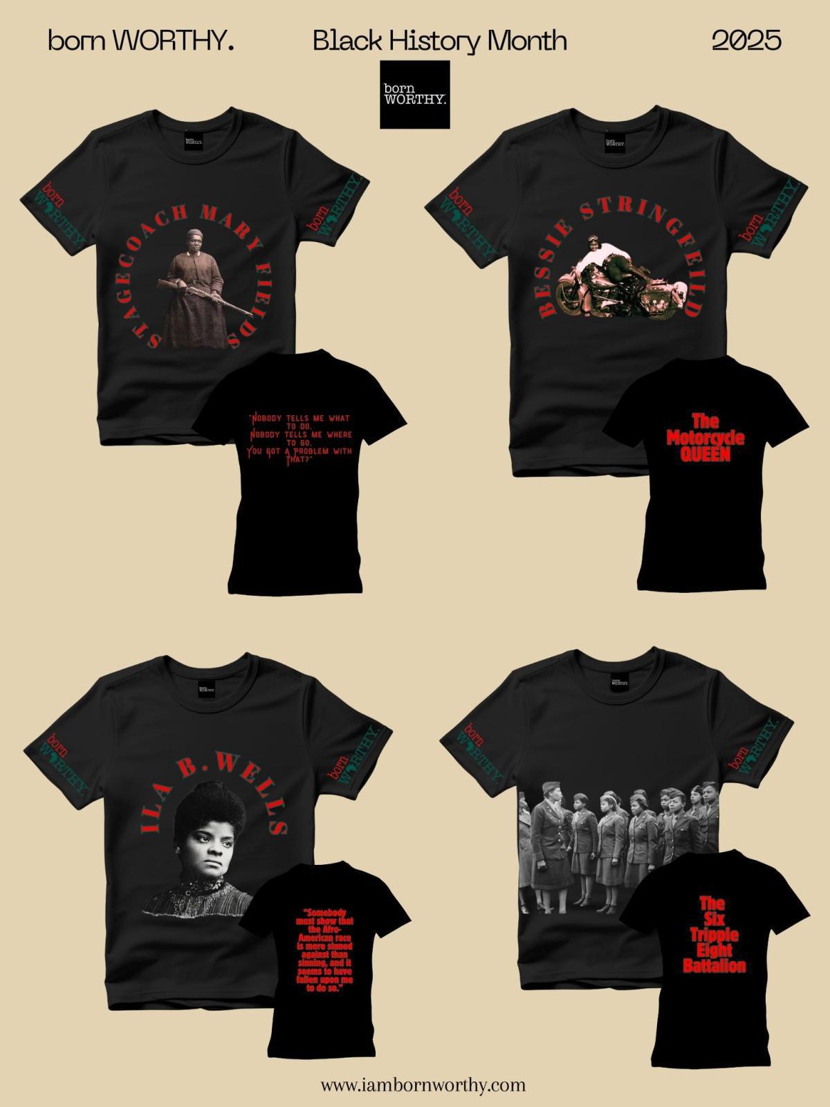 born WORTHY. Black History Month Drop is Here! BornWorthy.