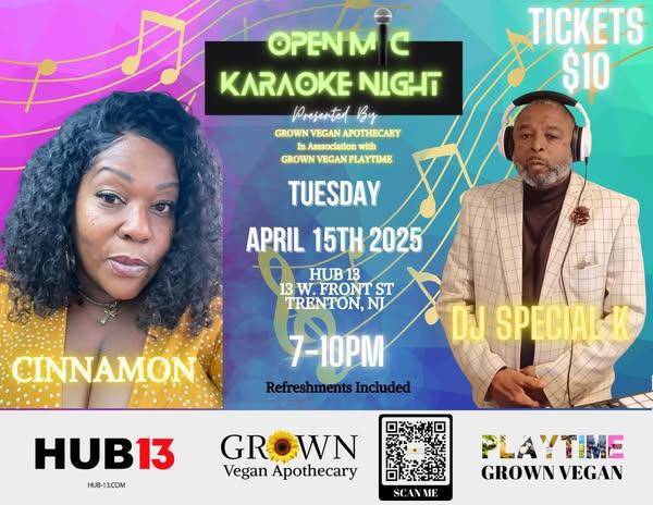 Open Mic KARAOKE NIGHTs ( Tickets $10 )