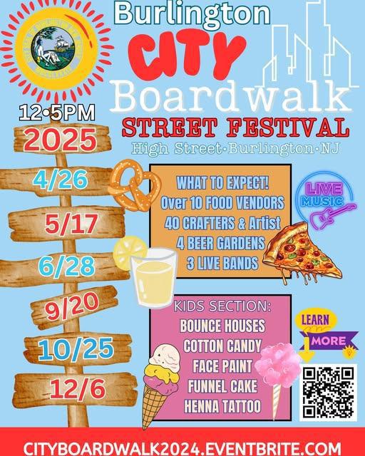 THE BURLINGTON CITY BOARDWALK STREET FESTIVAL