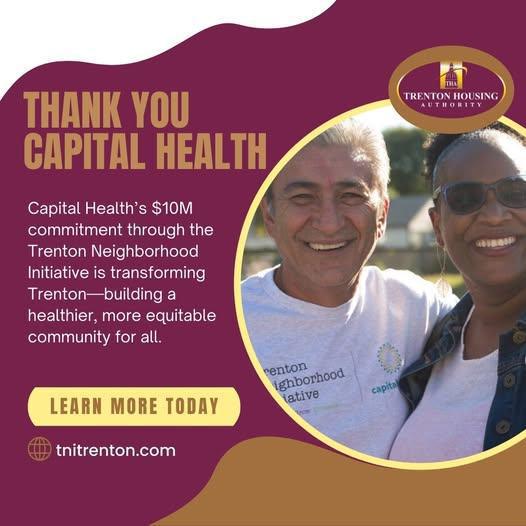 Trenton Neighborhood Initiative (TNI) - $10 million commitment