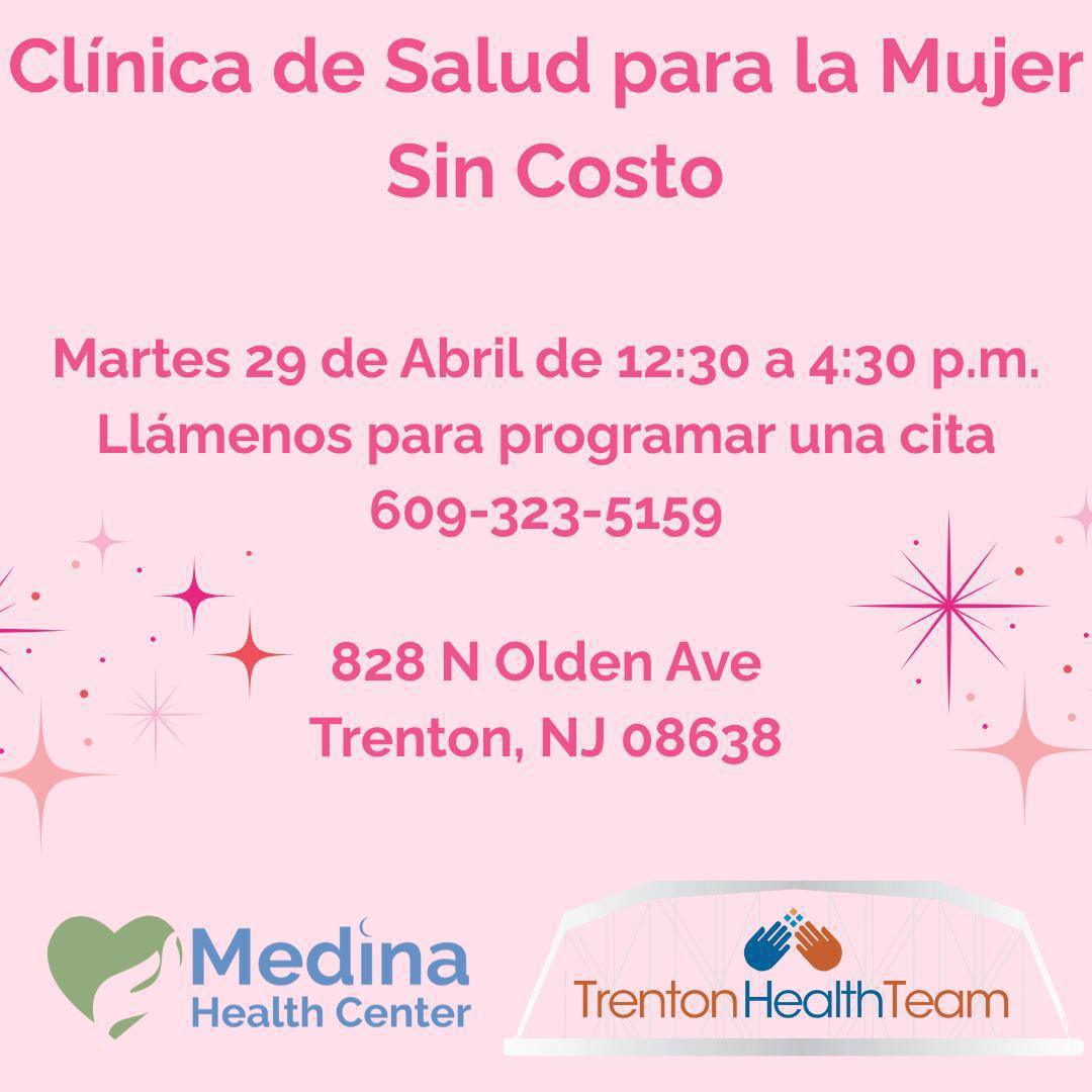No-Cost Women's Health Clinic! w/Medina Health Center No-Cost Women's Health Clinic! w/Medina Health Center