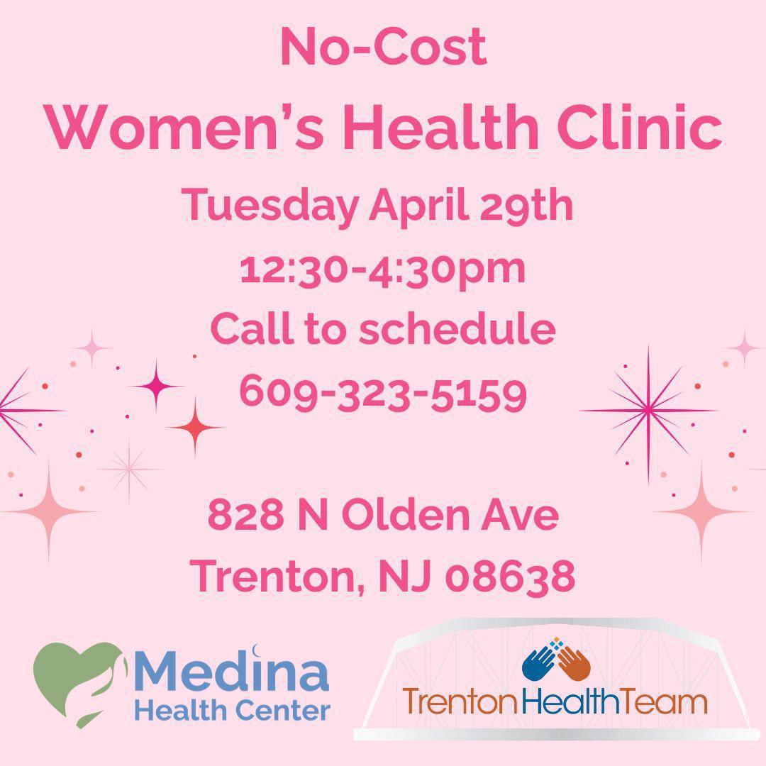 No-Cost Women's Health Clinic! w/Medina Health Center No-Cost Women's Health Clinic! w/Medina Health Center