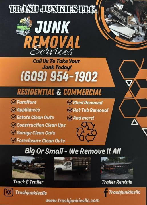 Junk/Trash Removal,Demolition,House Gutting,Whole House Clean Outs,Basement & Attic Clean Outs
