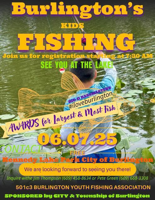 Burlington's Kids FISHING @Kennedy Lake Park