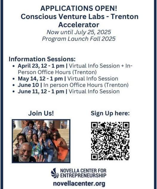 Conscious Venture Lab - Trenton Accelerator ( Learn more ) Conscious Venture Lab - Trenton Accelerator ( Learn more )