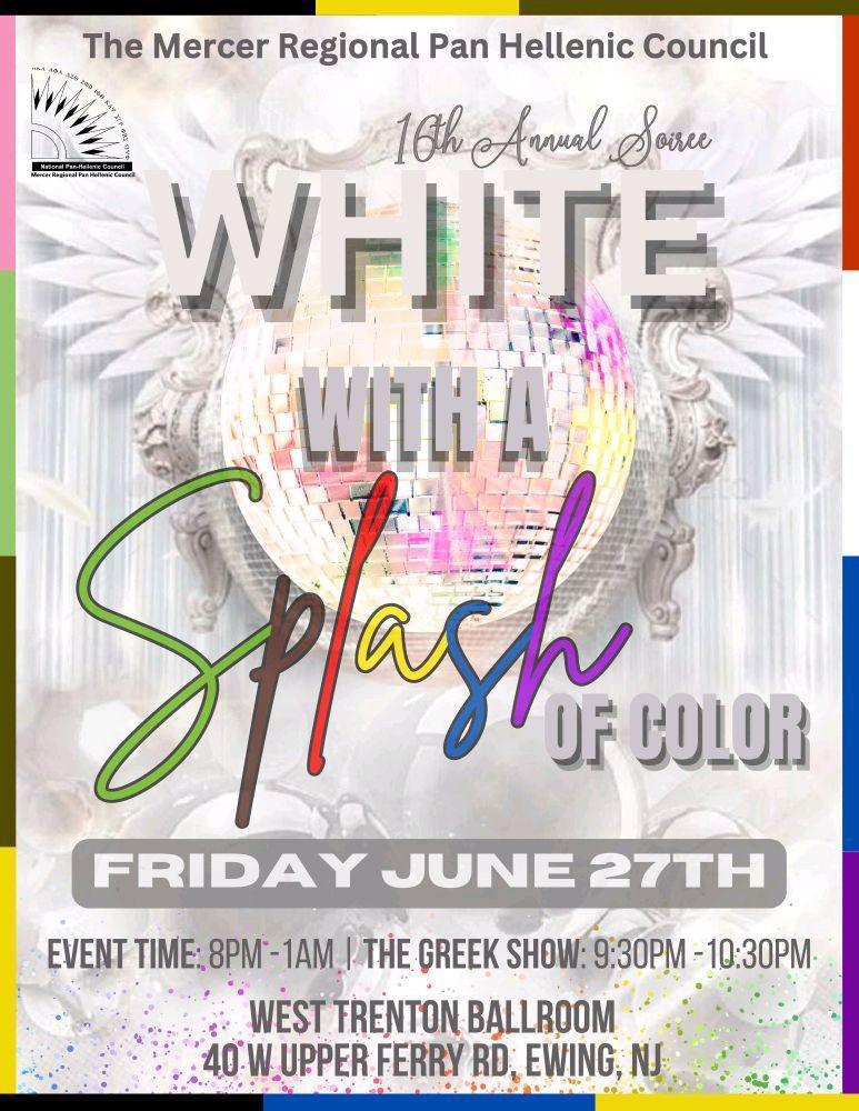 White with a Splash of Color / The Mercer Regional Pan Hellenic Council