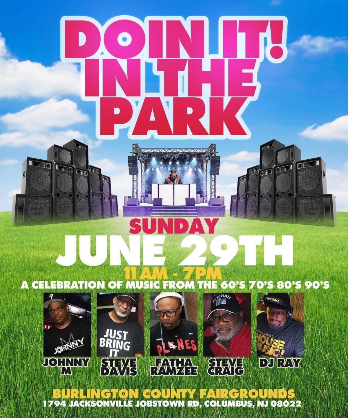 DOIN IT IN THE PARK! DOIN IT IN THE PARK!