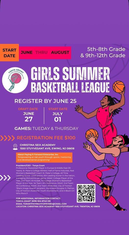 Girls Summer Basketball League (June 27 - July 1)