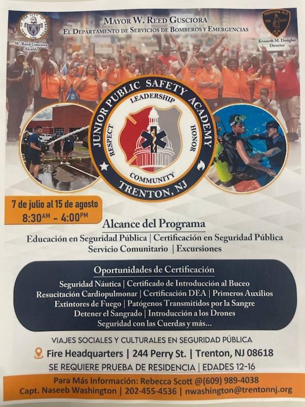 Junior Public Safety Academy ( July 7 - Aug 15)