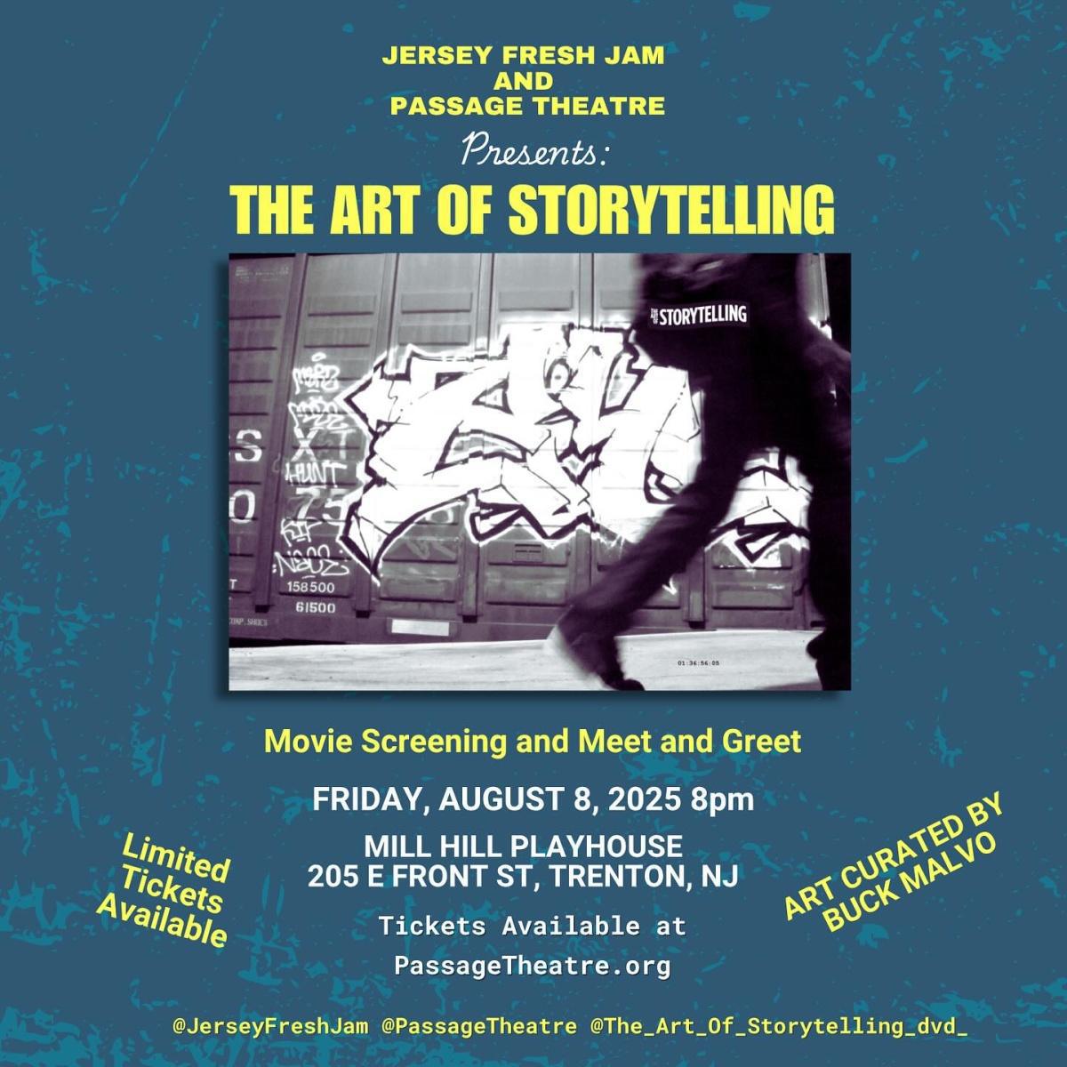 THE ART OF STORYTELLING β a night where graffiti meets cinema! THE ART OF STORYTELLING β a night where graffiti meets cinema!