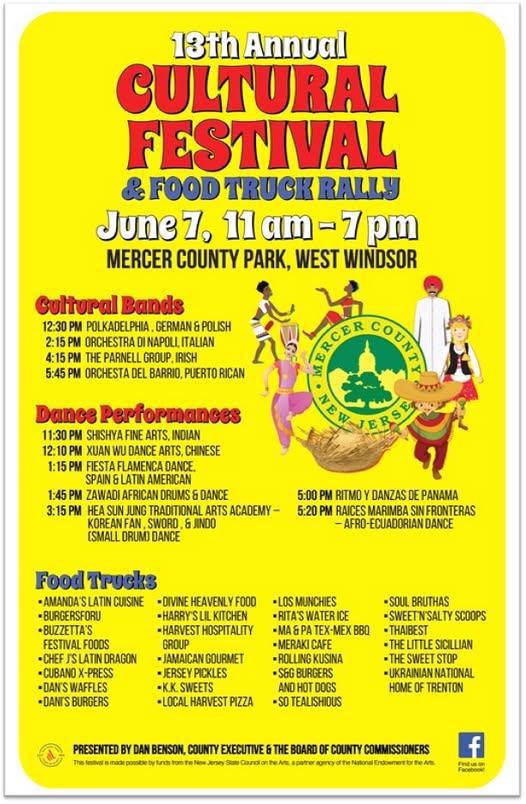 Mercer County's 13th Annual Cultural Festival & Food Truck Rally Mercer County's 13th Annual Cultural Festival & Food Truck Rally