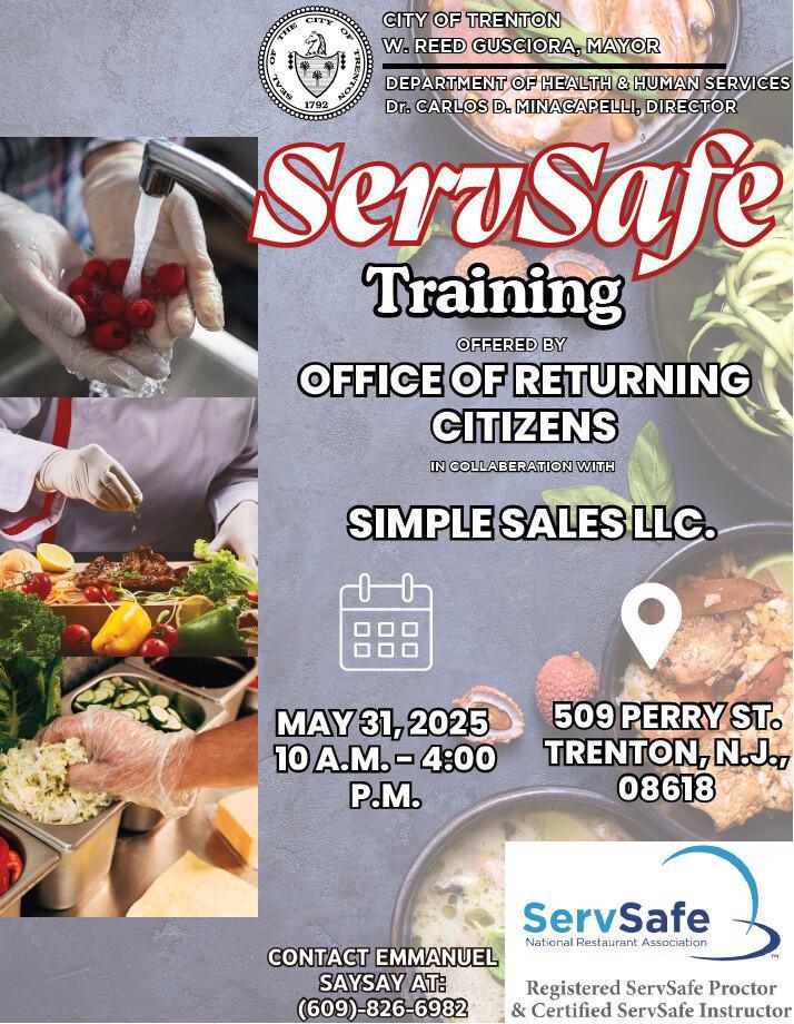 ServSafe Training / Office of Returning Citizens