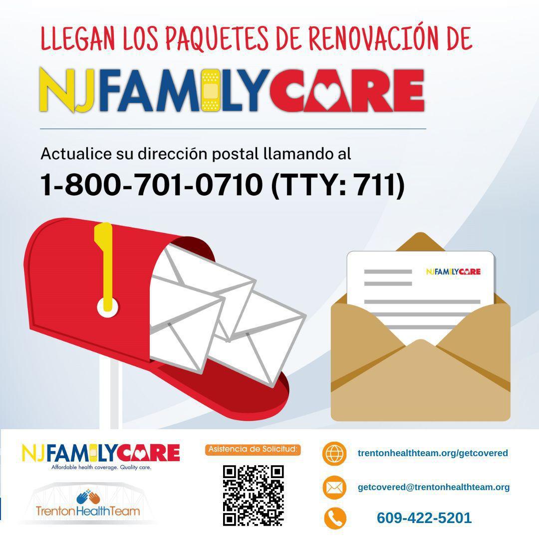  Renew your NJ FamilyCare (Medicaid) insurance!
