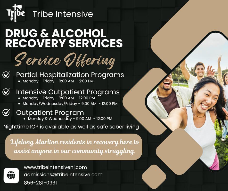 Tribe Intensive - Drug & Alcohol Recovery Services in Marlton NJ