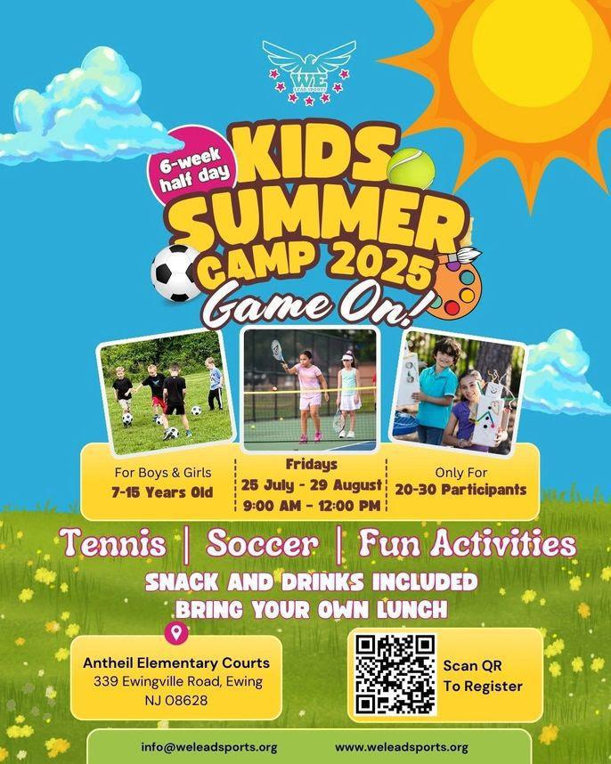 Tennis, Soccer, Fun Activities - RISING STARS SUMMER CAMP