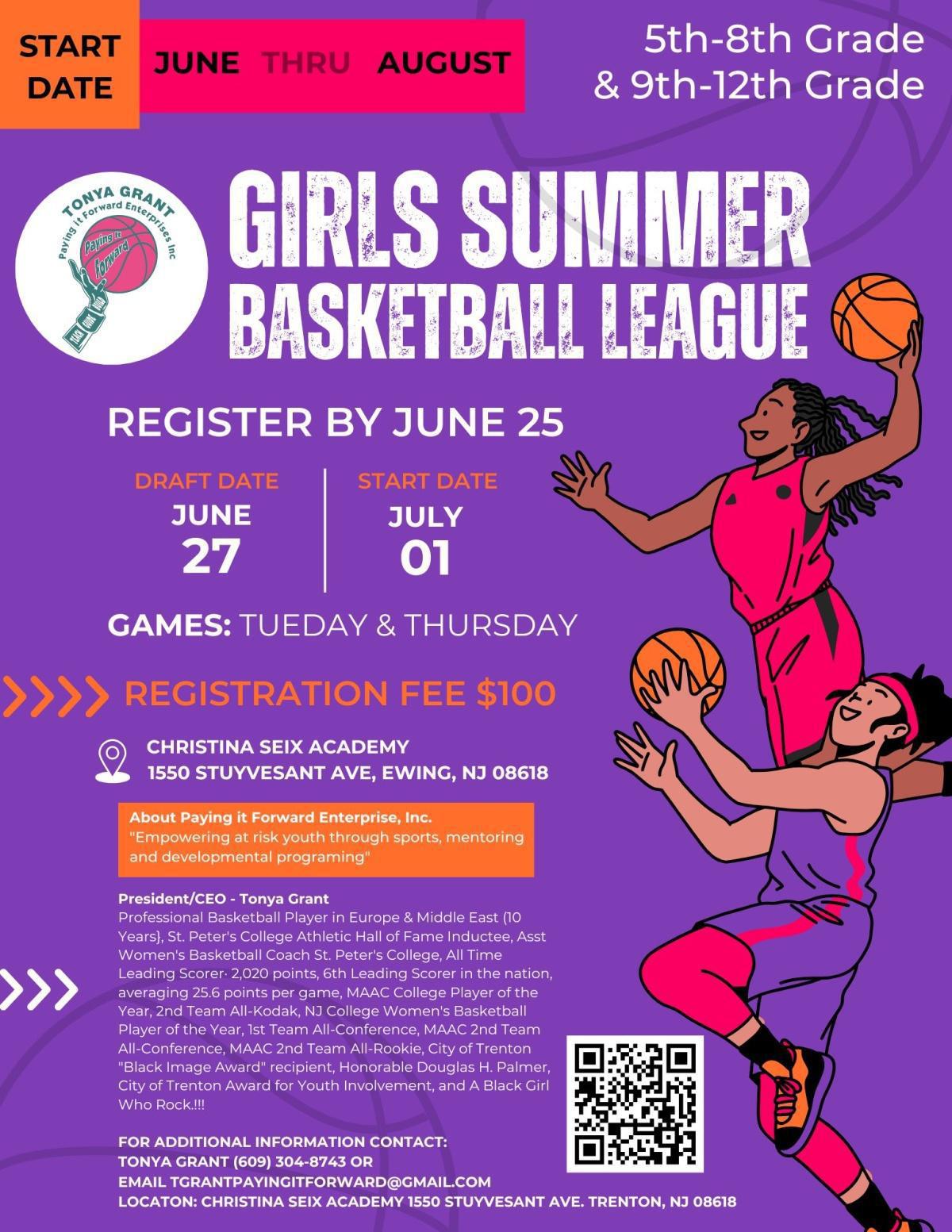 PIFE Girls Summer Basketball League /Tonya Grant