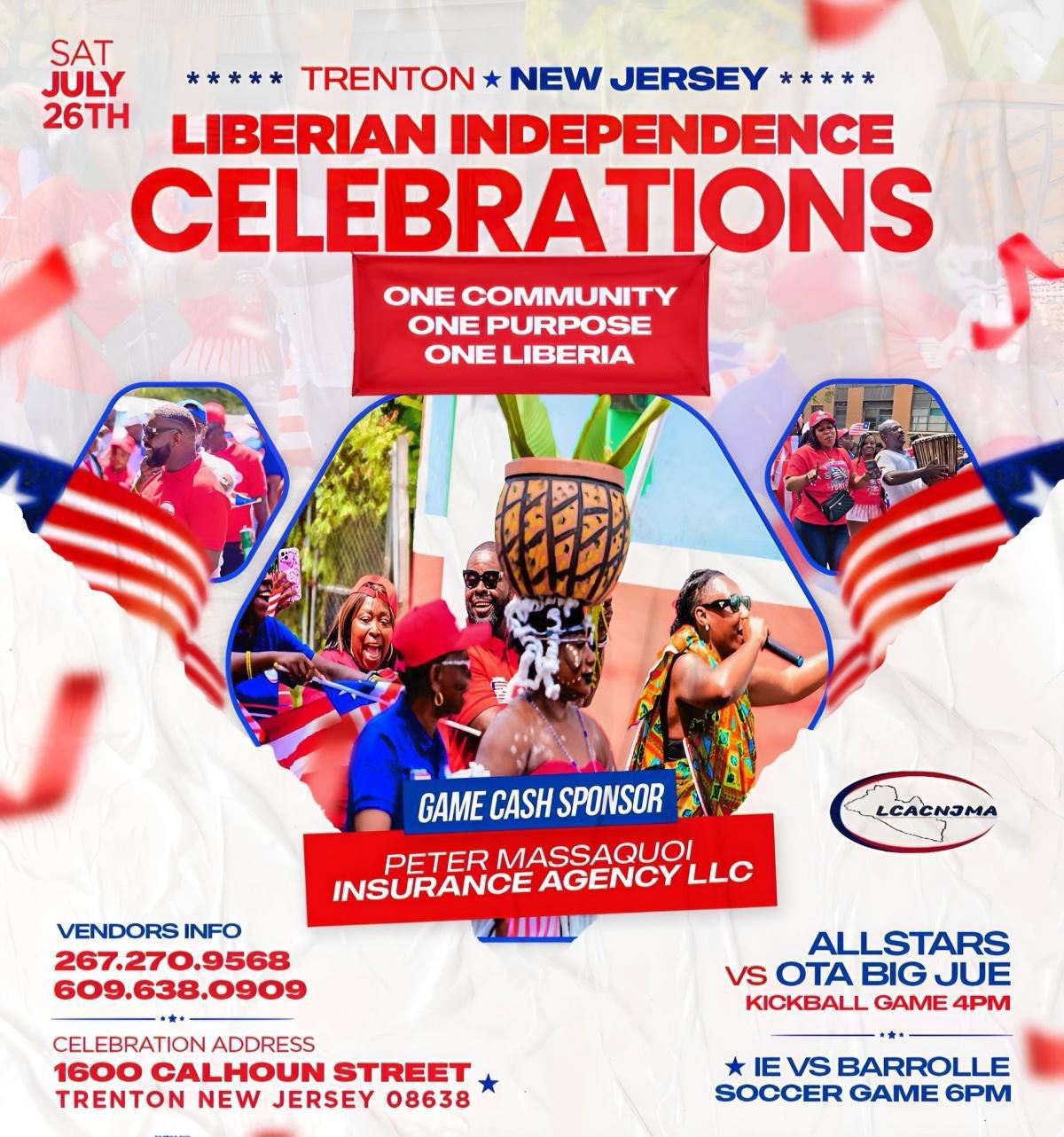 NJ Liberian Independence Week - July 20 to 27