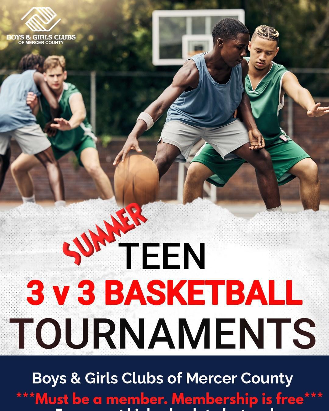 3v3 Basketball Tournaments, Volleyball Tournaments, AND Drop-in