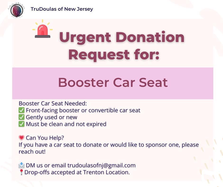 Urgent Donation Request - Booster Car Seats