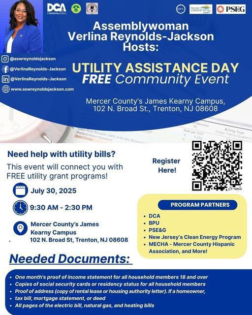 FREE UTILITY ASSISTANCE EVENT! - Wednesday, July 30th 