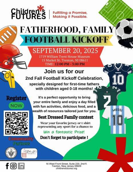 Children’s Futures' Fatherhood, Family & Football Kickoff!