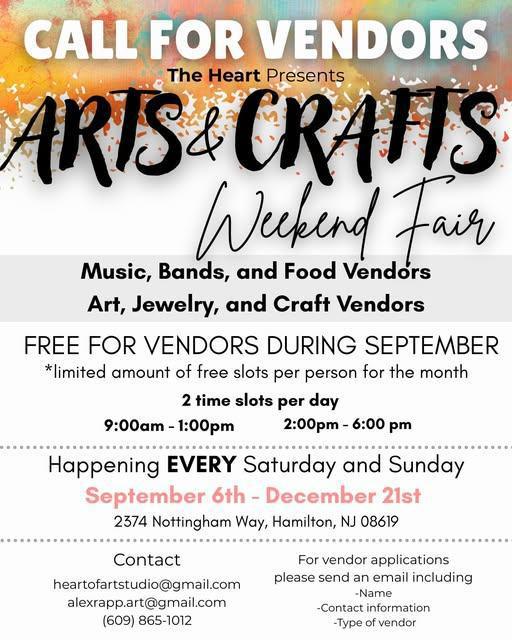 ARTS & CRAFT Weekend Fair ( Every Saturday and Sunday - 9/6 to 12/21/2025 )