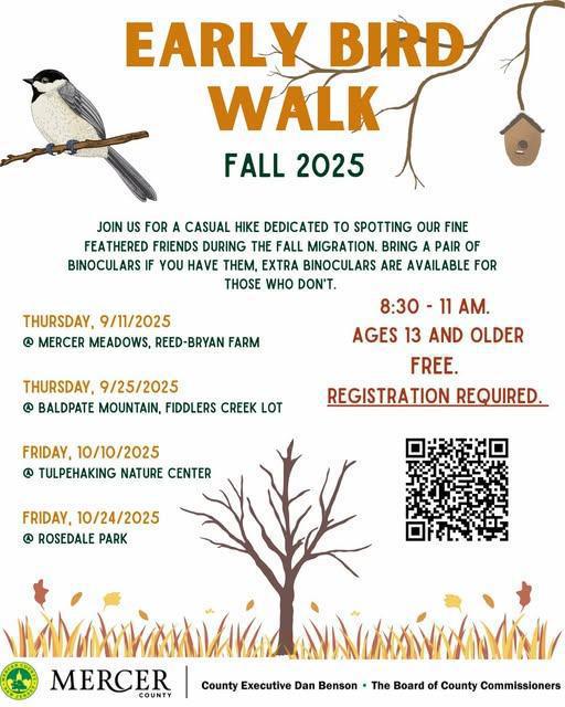 Early Bird Walk - Fall 2025
